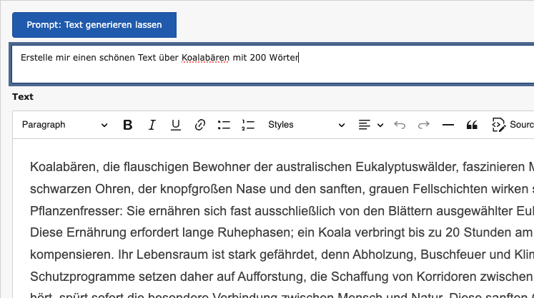 KI-gestützte Content-Erstellung
